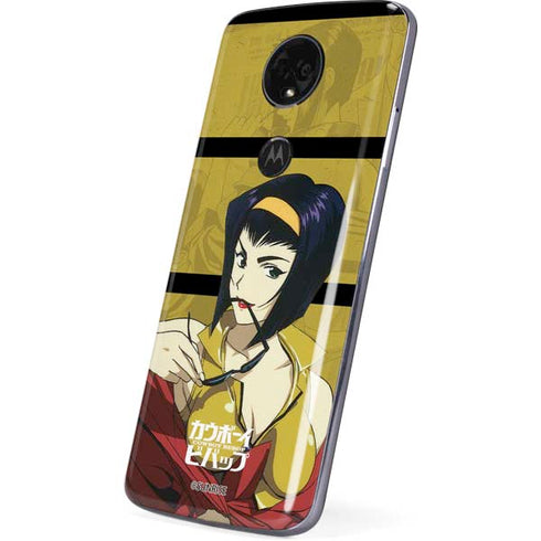 Cowboy Bebop Faye Moto E5 Plus Skin
