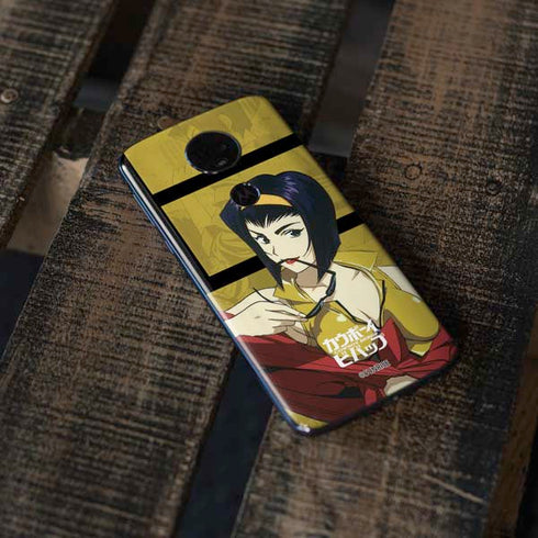 Cowboy Bebop Faye Moto E5 Plus Skin