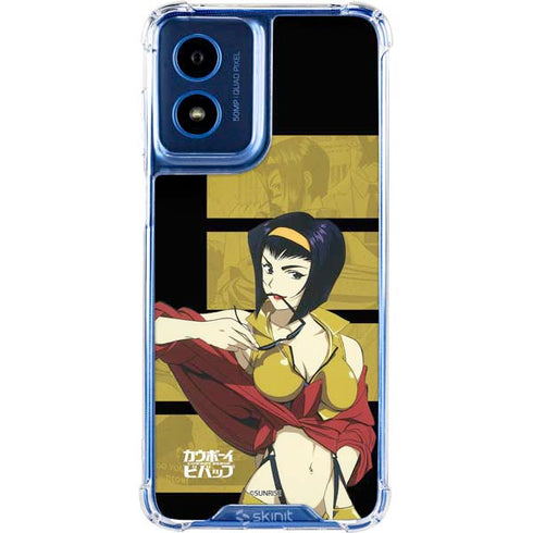 Cowboy Bebop Faye Moto G 5G (2024) Clear Case