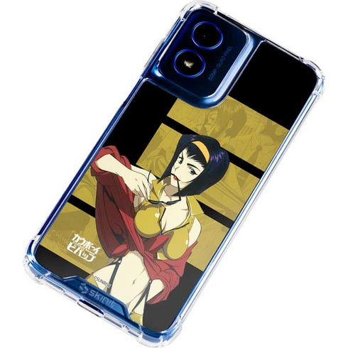 Cowboy Bebop Faye Moto G Play 4G (2024) Clear Case