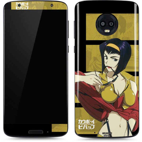 Cowboy Bebop Faye Moto G6 Skin