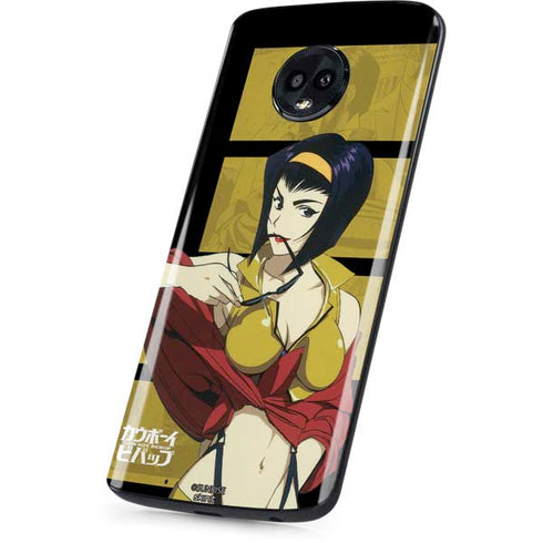 Cowboy Bebop Faye Moto G6 Skin