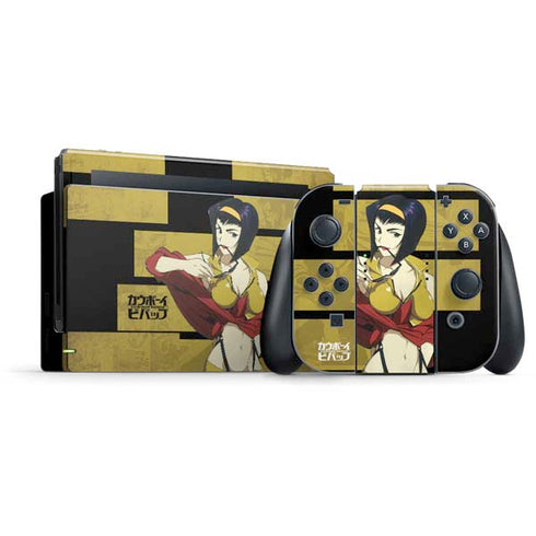 Cowboy Bebop Faye Nintendo Switch Bundle Skin