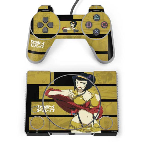 Cowboy Bebop Faye PlayStation Classic Bundle Skin