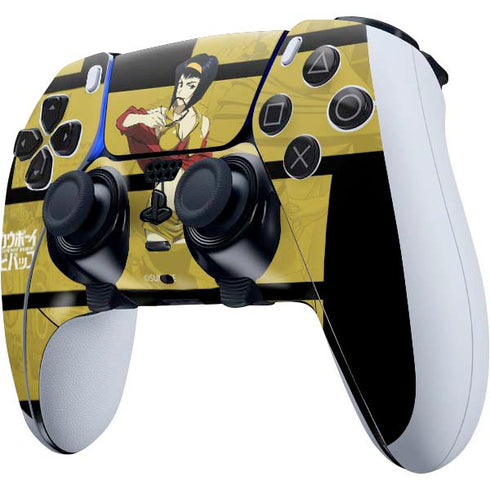 Cowboy Bebop Faye PS5 DualSense Edge Pro Controller Skin
