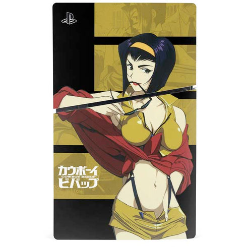 Cowboy Bebop Faye PS5 Slim Digital Edition Bundle Skin