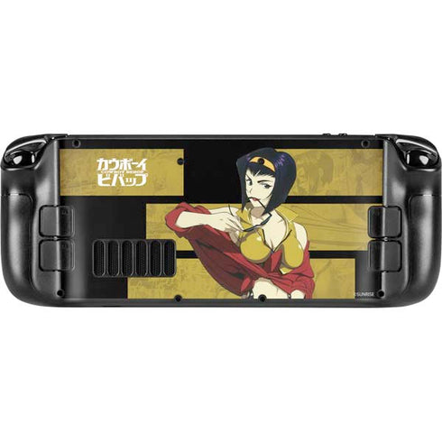 Cowboy Bebop Faye Steam Deck Handheld Gaming Computer OLED Skin