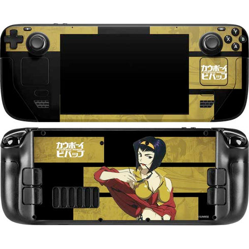 Cowboy Bebop Faye Steam Deck Handheld Gaming Computer Skin