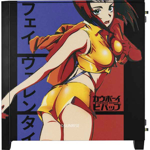 Cowboy Bebop Faye Valentine Corsair 4000D Tempered Glass Mid-Tower ATX Case Skin