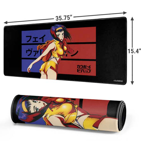 Cowboy Bebop Faye Valentine Gaming Mouse Pad