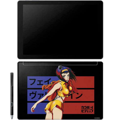 Cowboy Bebop Faye Valentine Galaxy Book 12in Skin