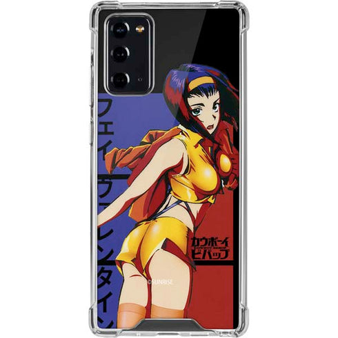 Cowboy Bebop Faye Valentine Galaxy Note20 5G Clear Case