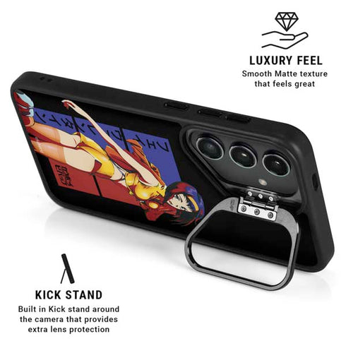 Cowboy Bebop Faye Valentine Galaxy S25 Plus Kickstand Case