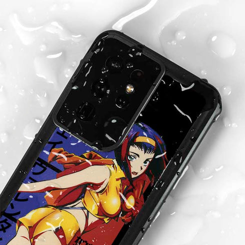 Cowboy Bebop Faye Valentine Galaxy S24 Ultra Waterproof Case