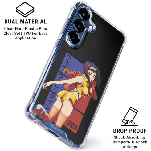 Cowboy Bebop Faye Valentine Galaxy S25 Plus Clear Case