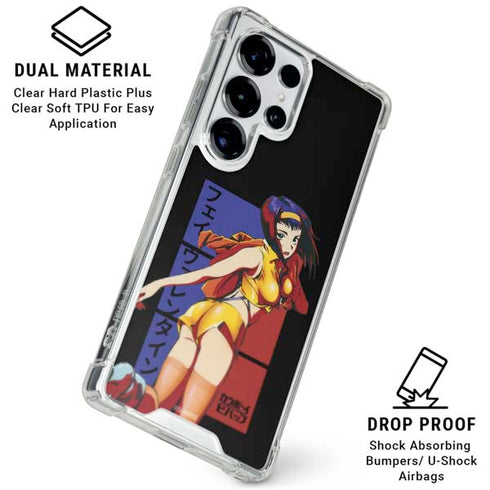 Cowboy Bebop Faye Valentine Galaxy S26 Ultra Clear Case