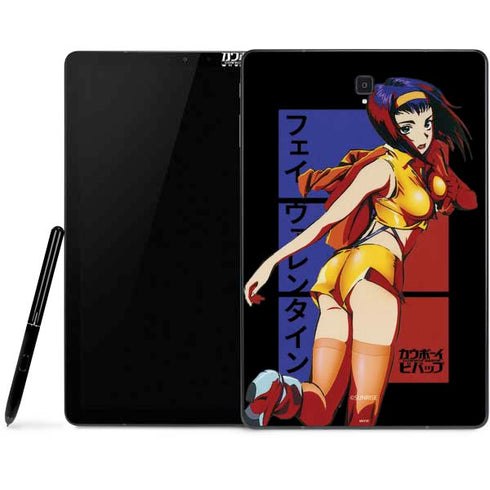 Cowboy Bebop Faye Valentine Samsung Galaxy Tab Skin