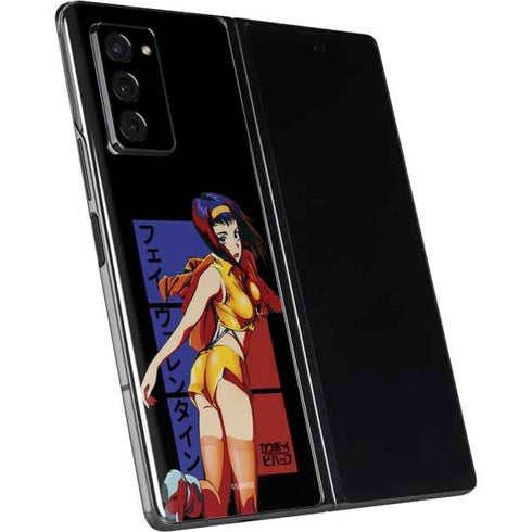 Cowboy Bebop Faye Valentine Galaxy Z Fold2 5G Skin