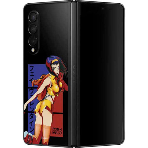 Cowboy Bebop Faye Valentine Galaxy Z Fold3 5G Skin