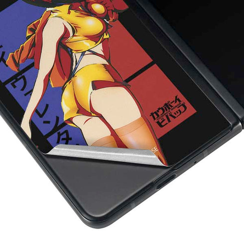 Cowboy Bebop Faye Valentine Galaxy Z Fold3 5G Skin