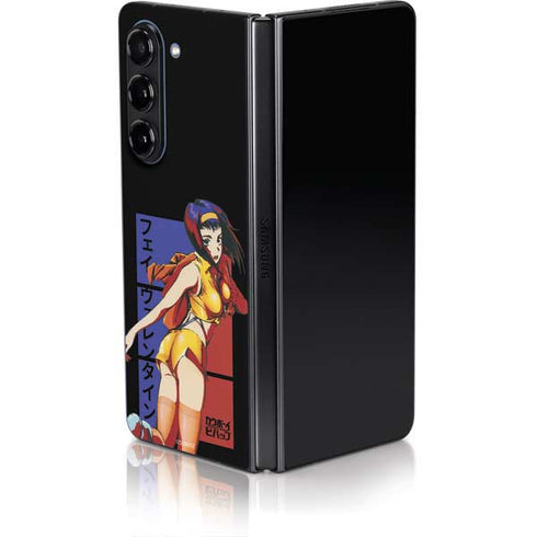 Cowboy Bebop Faye Valentine Galaxy Z Fold5 5G Skin