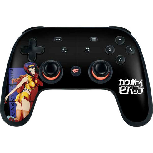 Cowboy Bebop Faye Valentine Google Stadia Controller Skin