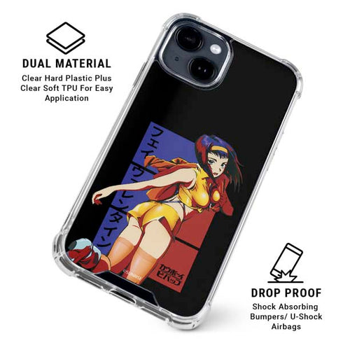 Cowboy Bebop Faye Valentine iPhone 15 Plus Clear Case