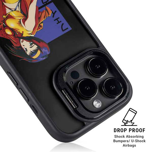 Cowboy Bebop Faye Valentine iPhone 15 Pro Kickstand Case