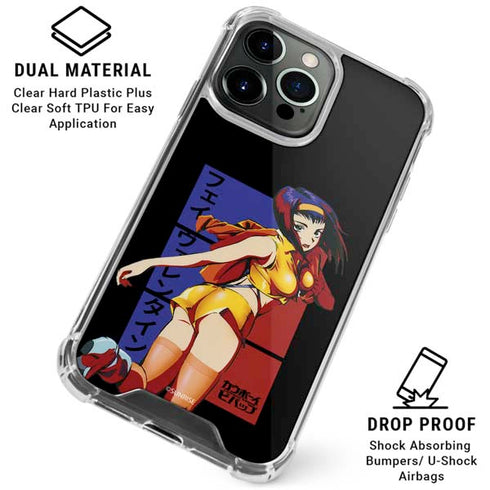 Cowboy Bebop Faye Valentine iPhone 15 Pro Max Clear Case