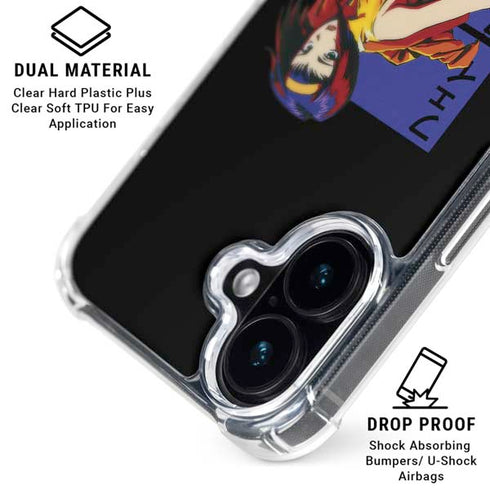 Cowboy Bebop Faye Valentine iPhone 16 Plus Clear Case