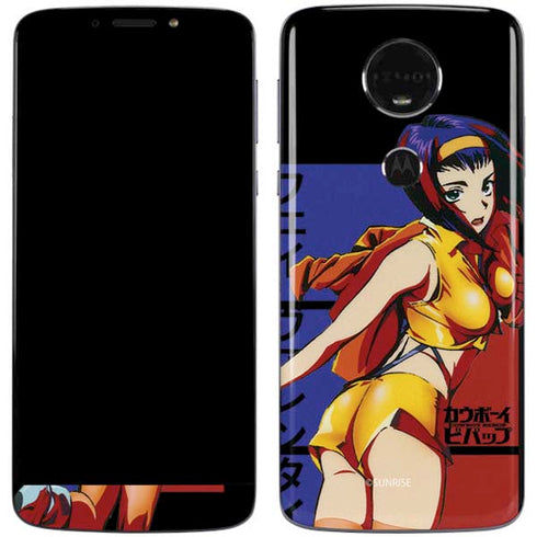 Cowboy Bebop Faye Valentine Moto E5 Plus Skin
