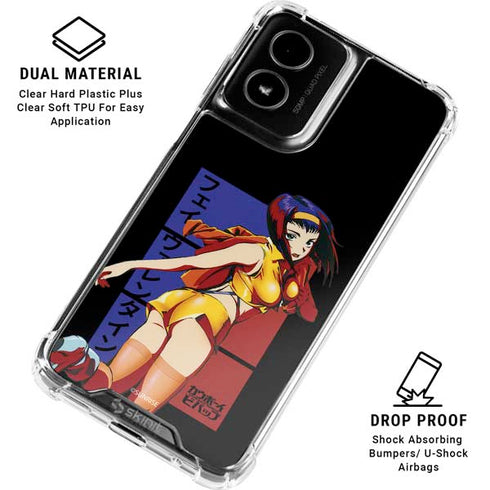Cowboy Bebop Faye Valentine Moto G Power 5G (2024) Clear Case