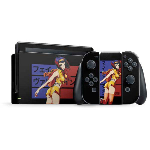 Cowboy Bebop Faye Valentine Nintendo Switch Bundle Skin