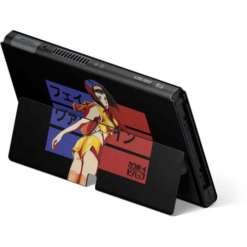 Cowboy Bebop Faye Valentine Nintendo Switch OLED (2021) Skin