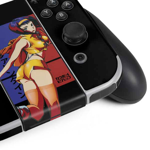 Cowboy Bebop Faye Valentine Nintendo Switch OLED (2021) Skin