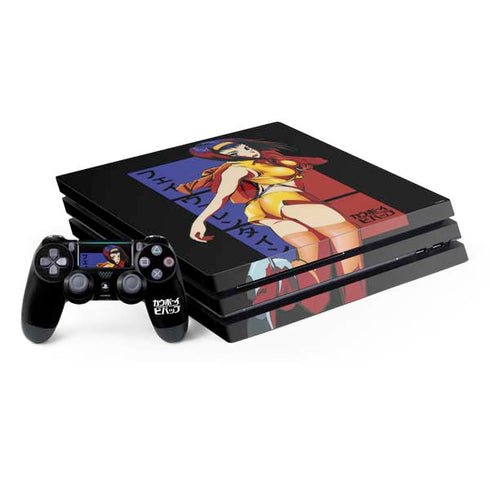Cowboy Bebop Faye Valentine PS4 Pro Bundle Skin