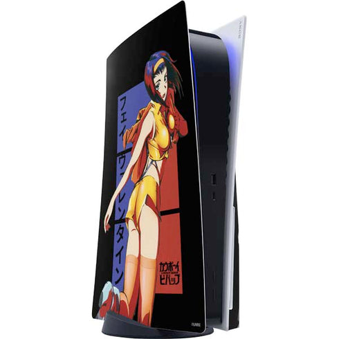 Cowboy Bebop Faye Valentine PS5 Console Skin