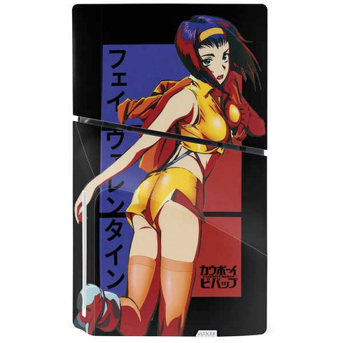 Cowboy Bebop Faye Valentine PS5 Slim Disk Bundle Skin