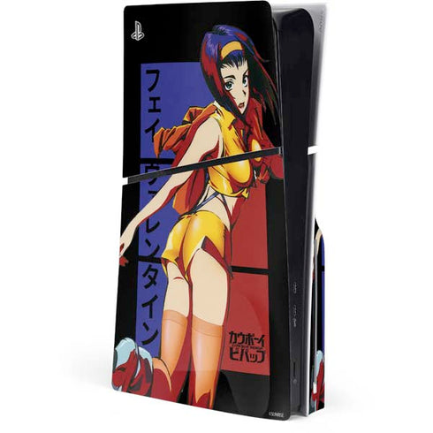 Cowboy Bebop Faye Valentine PS5 Slim Disk Console Skin
