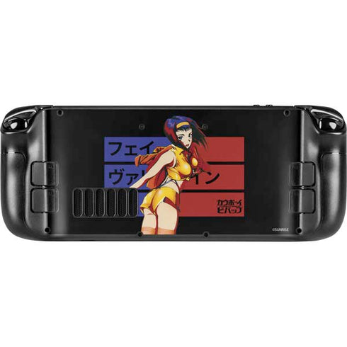 Cowboy Bebop Faye Valentine Steam Deck Handheld Gaming Computer OLED Skin