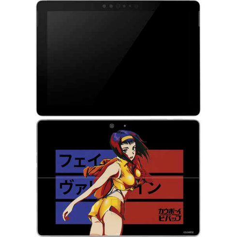Cowboy Bebop Faye Valentine Surface Go Skin