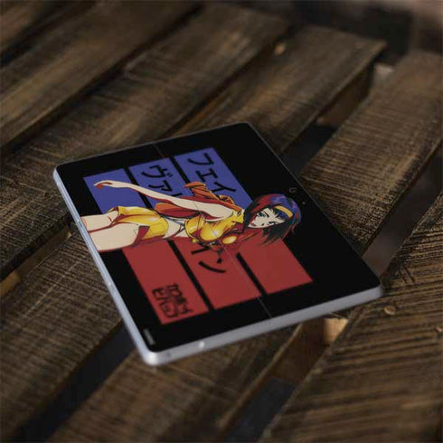 Cowboy Bebop Faye Valentine Surface Go Skin
