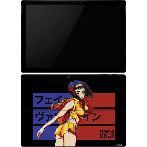 Cowboy Bebop Faye Valentine Surface Pro 6 Skin