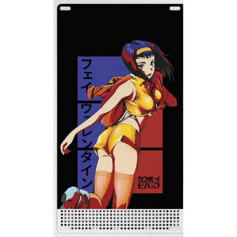 Cowboy Bebop Faye Valentine Xbox Series S Console Skin