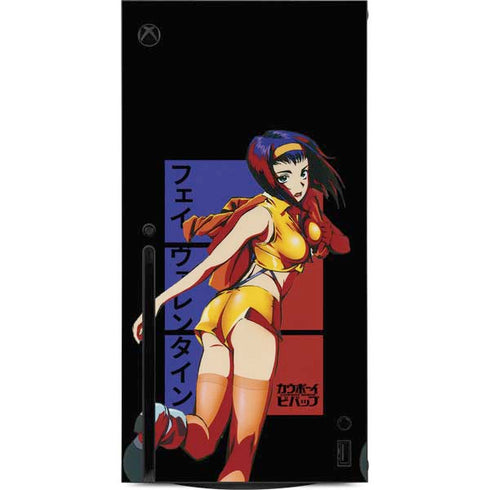 Cowboy Bebop Faye Valentine Xbox Series X Console Skin