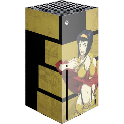 Cowboy Bebop Faye Xbox Series X Console Skin
