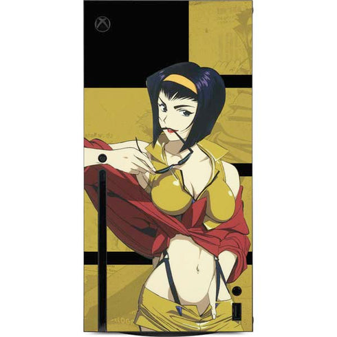Cowboy Bebop Faye Xbox Series X Console Skin