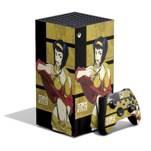 Cowboy Bebop Faye XBox Series X Digital Edition Bundle Skin
