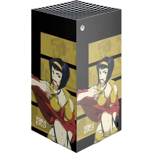Cowboy Bebop Faye XBox Series X Digital Edition Console Skin