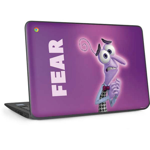 Disney Inside Out Fear Portrait HP Chromebook Skin